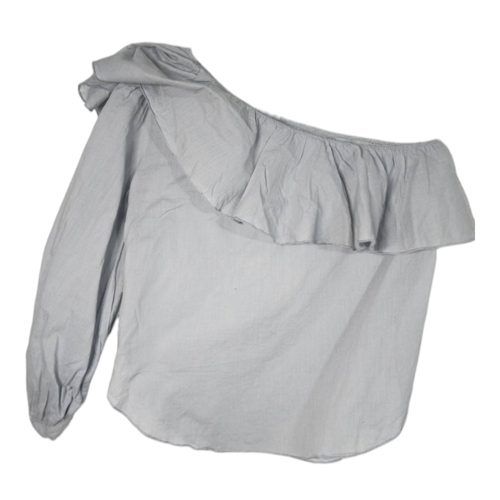 APIECE APART ONE SHOULDER RUFFLE TOP size 0 xs - Picture 6 of 10